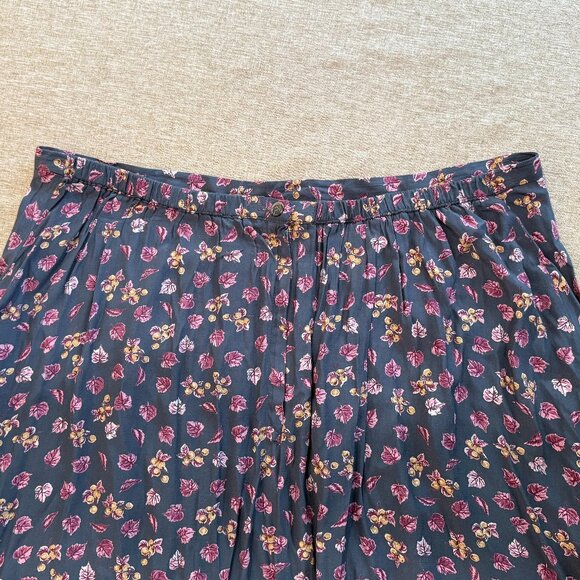 2X Coldwater Creek A-Line Skirt - Leaves and Acorns - GORGEOUS! - Picture 5 of 9